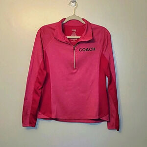 Women's size 8/10 medium Danskin Now COACH active wear long sleeve hot pink top